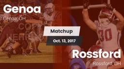 Matchup: Genoa vs. Rossford  2017