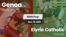 Matchup: Genoa vs. Elyria Catholic  2018