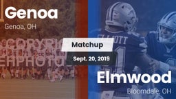 Matchup: Genoa vs. Elmwood  2019