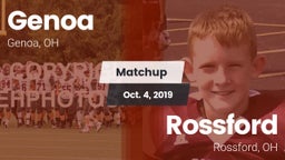 Matchup: Genoa vs. Rossford  2019