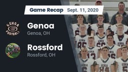 Recap: Genoa  vs. Rossford  2020