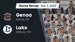 Recap: Genoa  vs. Lake  2020