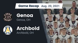Recap: Genoa  vs. Archbold  2021