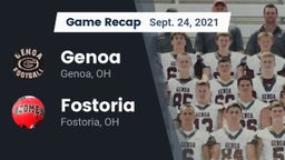 Recap: Genoa  vs. Fostoria  2021