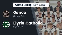 Recap: Genoa  vs. Elyria Catholic  2021