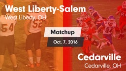 Matchup: West Liberty-Salem vs. Cedarville  2016
