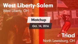 Matchup: West Liberty-Salem vs. Triad  2016