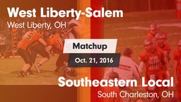 Matchup: West Liberty-Salem vs. Southeastern Local  2016
