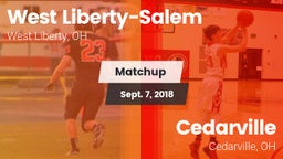 Matchup: West Liberty-Salem vs. Cedarville  2018