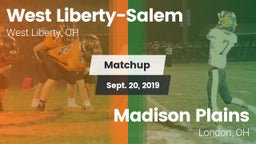 Matchup: West Liberty-Salem vs. Madison Plains  2019