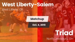Matchup: West Liberty-Salem vs. Triad  2019