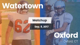 Matchup: Watertown vs. Oxford  2017