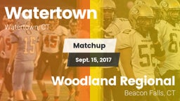Matchup: Watertown vs. Woodland Regional 2016