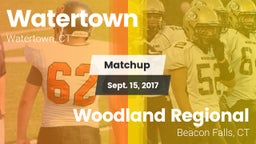 Matchup: Watertown vs. Woodland Regional 2017