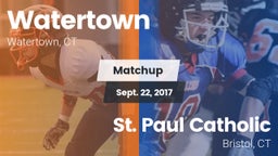Matchup: Watertown vs. St. Paul Catholic  2017