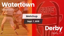 Matchup: Watertown vs. Derby  2018