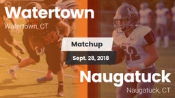 Matchup: Watertown vs. Naugatuck  2018