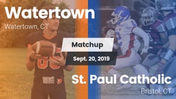 Matchup: Watertown vs. St. Paul Catholic  2019