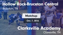 Matchup: Hollow Rock-Bruceton vs. Clarksville Academy 2016