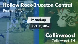 Matchup: Hollow Rock-Bruceton vs. Collinwood  2016