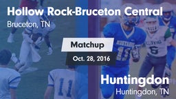 Matchup: Hollow Rock-Bruceton vs. Huntingdon  2016