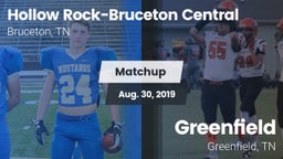 Matchup: Hollow Rock-Bruceton vs. Greenfield  2019