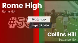 Matchup: Rome High vs. Collins Hill  2020