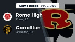 Recap: Rome High vs. Carrollton  2020