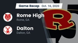 Recap: Rome High vs. Dalton  2020