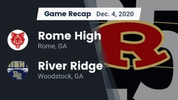 Recap: Rome High vs. River Ridge  2020