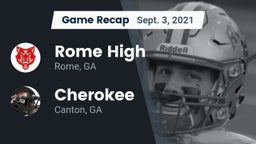 Recap: Rome High vs. Cherokee  2021