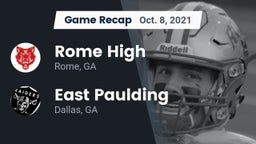 Recap: Rome High vs. East Paulding  2021