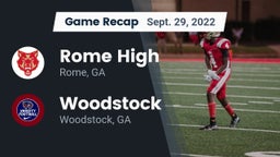 Recap: Rome High vs. Woodstock  2022
