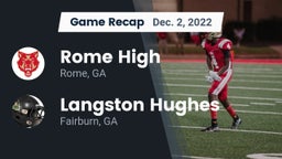 Recap: Rome High vs. Langston Hughes  2022