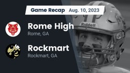 Recap: Rome High vs. Rockmart  2023