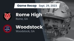 Recap: Rome High vs. Woodstock  2023