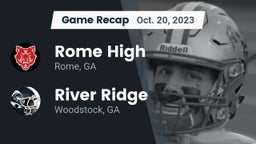 Recap: Rome High vs. River Ridge  2023