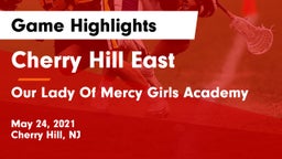 Cherry Hill East  vs Our Lady Of Mercy Girls Academy Game Highlights - May 24, 2021