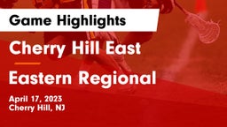Cherry Hill East  vs Eastern Regional  Game Highlights - April 17, 2023