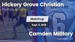 Matchup: Hickory Grove Christ vs. Camden Military  2019