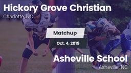 Matchup: Hickory Grove Christ vs. Asheville School 2019