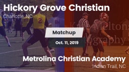 Matchup: Hickory Grove Christ vs. Metrolina Christian Academy  2019
