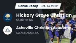 Recap: Hickory Grove Christian  vs. Asheville Christian Academy  2022