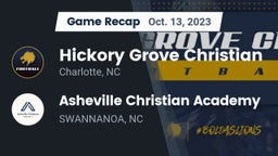 Recap: Hickory Grove Christian  vs. Asheville Christian Academy  2023