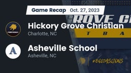 Recap: Hickory Grove Christian  vs. Asheville School 2023