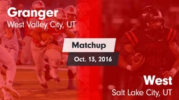 Matchup: Granger vs. West  2016