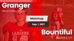 Matchup: Granger vs. Bountiful  2017