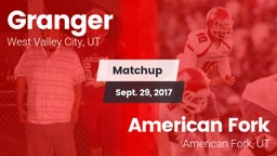 Matchup: Granger vs. American Fork  2017