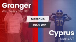 Matchup: Granger vs. Cyprus  2017