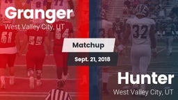 Matchup: Granger vs. Hunter  2018